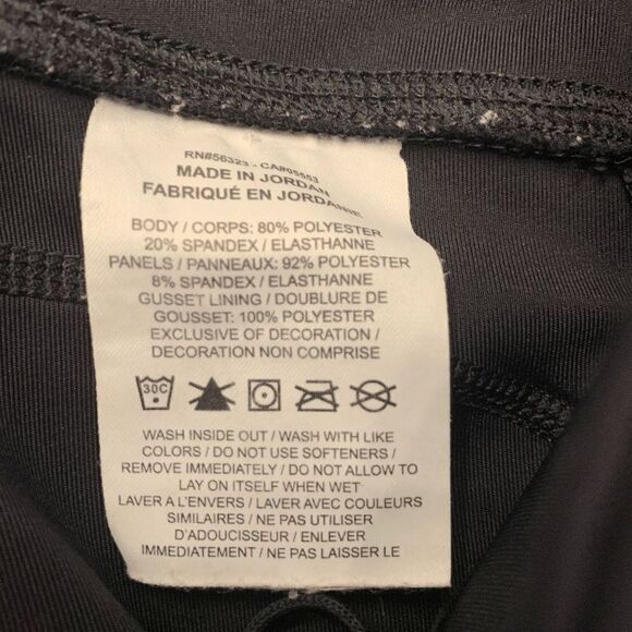 Nike Women's Pull On Back Leg Sheer Dri-Fit Leggings Active Pants Black Small - Picture 6 of 6